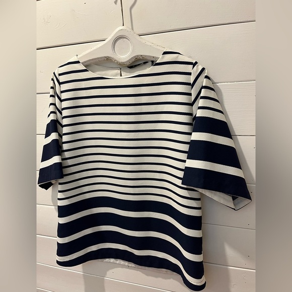 💙 ZOA New York striped textured blouse - size L💙 - Picture 6 of 8